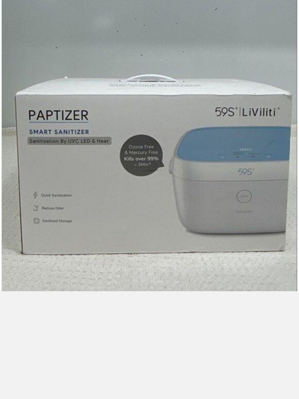 Liviliti Paptizer Smart UVC Sanitizer – Brand New in Box!